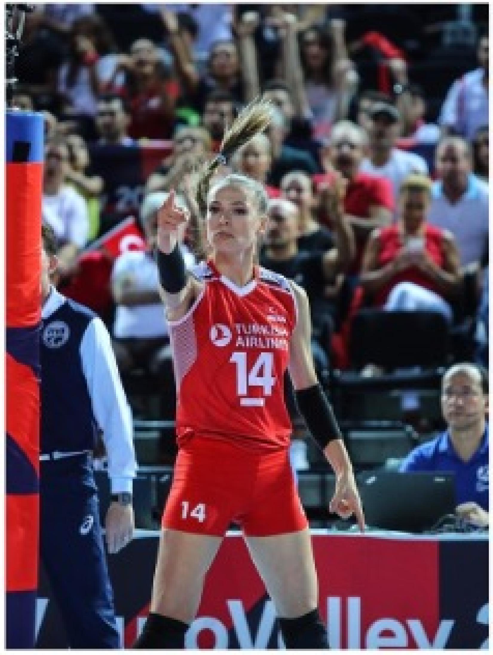 Eda Erdem, Team Captain of the National Volleyball Team of Türkiye and chair of the TOC Athletes Commission. 