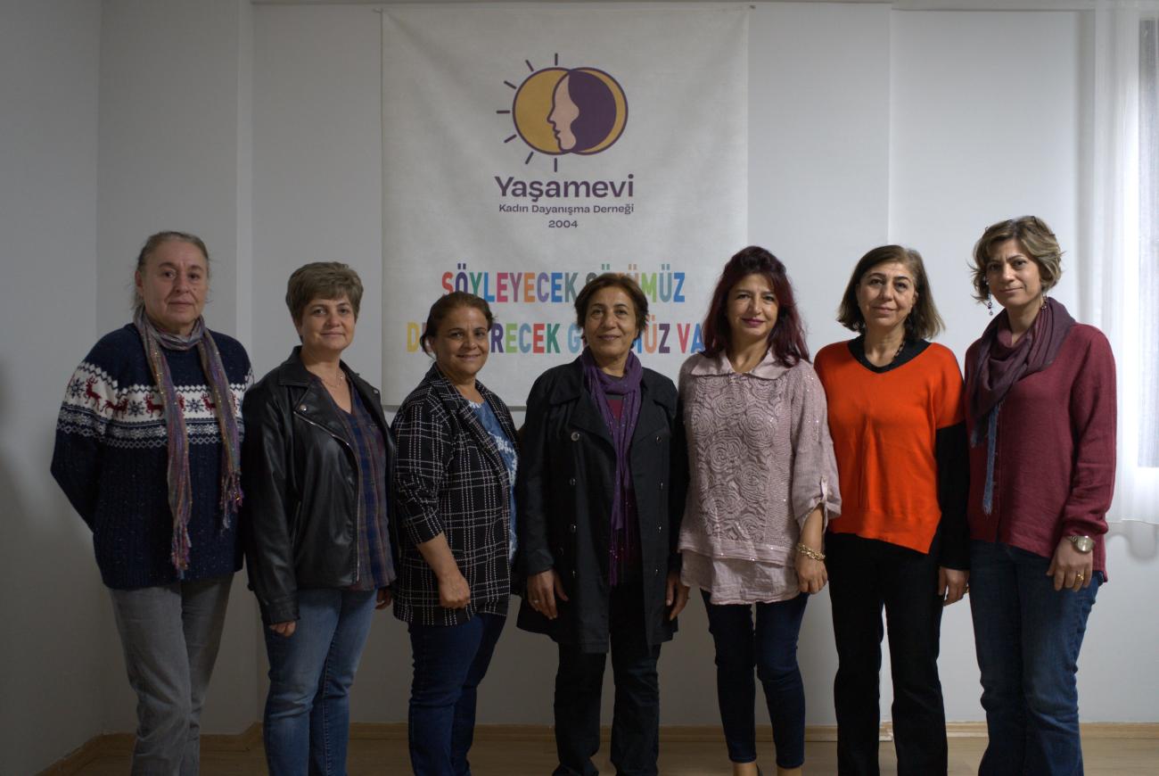Members of Lifehouse Women’s Solidarity Foundation in Şanlıurfa. 