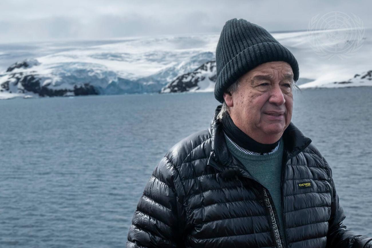 Secretary-General António Guterres visits Antarctica to see the deadly impact of the climate crisis.