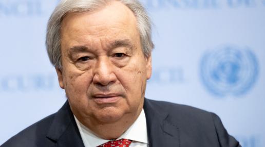 A photo of UN Secretary-General Antonio Guterres